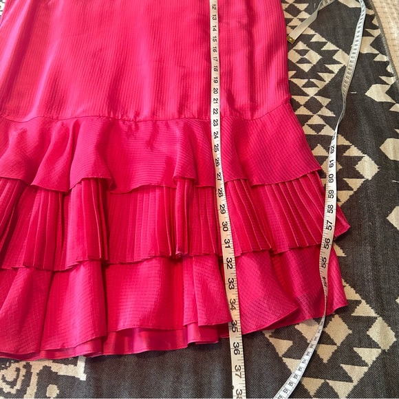 Club Monaco, pink silk dress - Picture 6 of 12